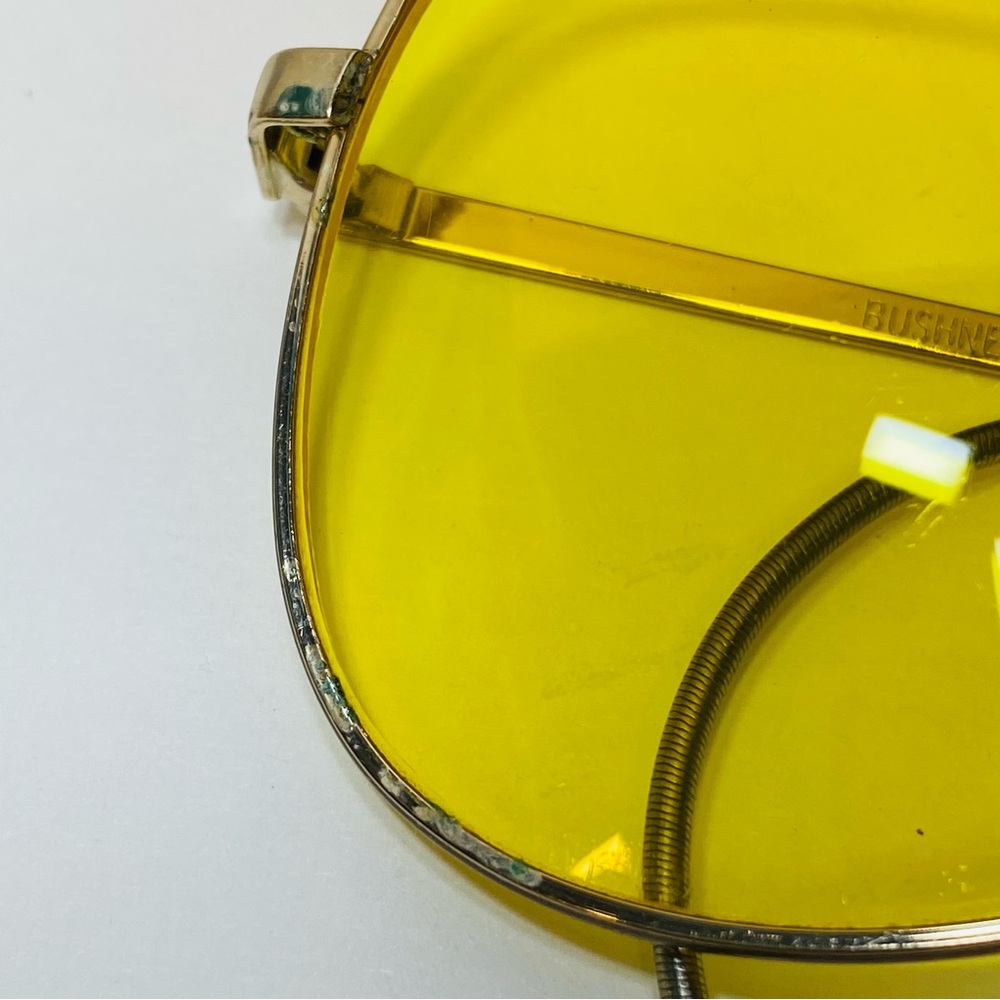Bushnell Shooting Glasses Bausch & Lomb Aviator Impact Resist Vtg Org. Case READ - Picture 3 of 16